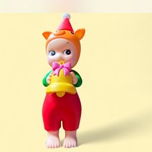 Adorable Red and Yellow Kids Toy Figure